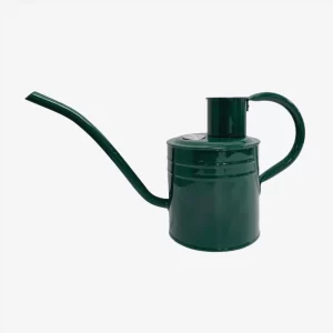 KS Indoor/Outdoor Metal Watering Can Green 2ltr