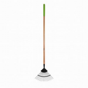 AMES Wire Leaf Rake 16T Round – Carbon Steel