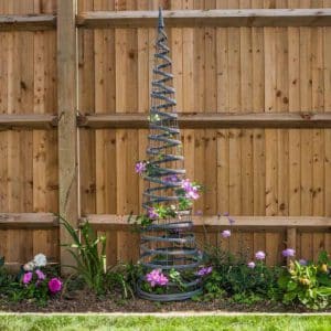 Faux Rattan Obelisk – Slate 1.5m