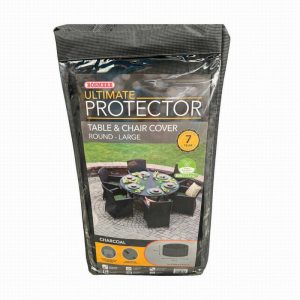 Ultimate Protector – Table & Chair Cover Round – Large  Char