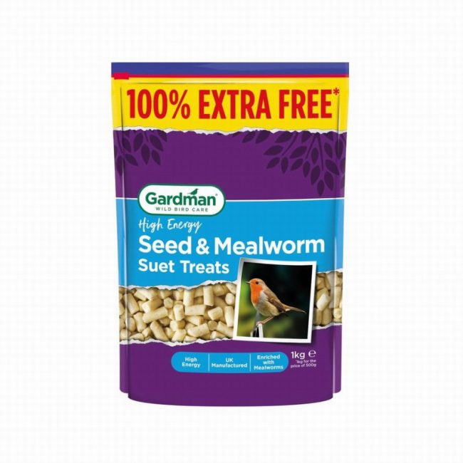 GM Seed & Mealworm Treats 500g+100% XF