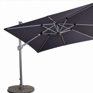 Pacific Square Cantilever Parasol – Grey