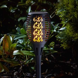 Compact Flaming Torch Black