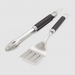 Premium Tool Set, Compact Size, 2 Pcs, Stainless Steel, Black