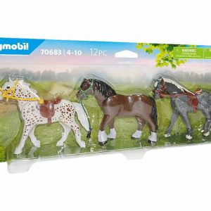 Playmobil 70683 Country Pony Farm Three Horses